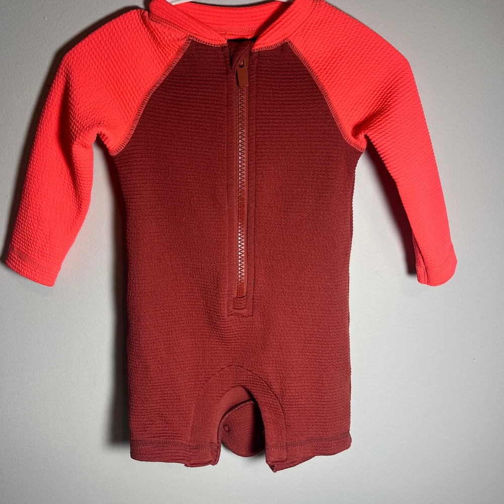 Old Navy Bright Pink Baby Onesie